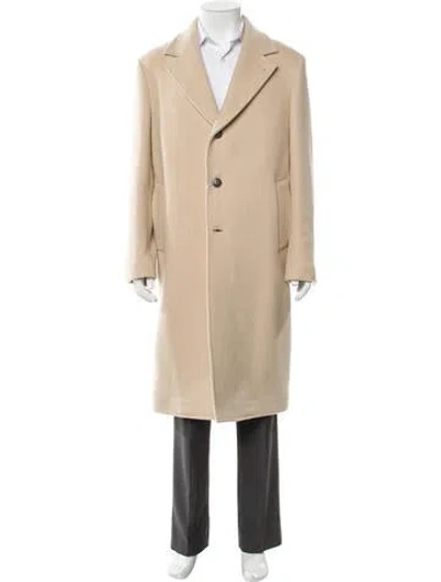 Pre-owned Brunello Cucinelli Camel Hair Peacoat W/ Tags In Neutral