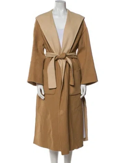 Pre-owned Brunello Cucinelli Camel Hair Trench Coat In Brown