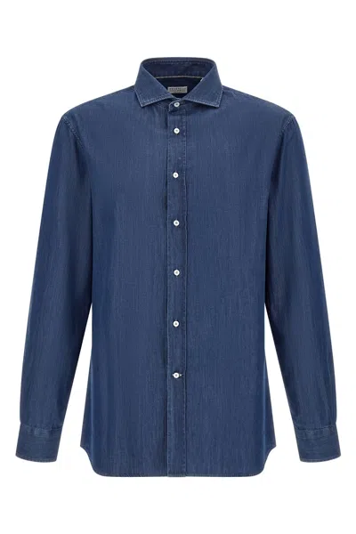 BRUNELLO CUCINELLI DENIM SHIRT