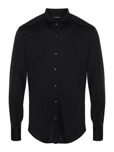 BRUNELLO CUCINELLI SHIRT WITH SPREAD COLLAR