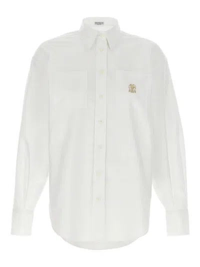 BRUNELLO CUCINELLI CAMISA - BLANCO