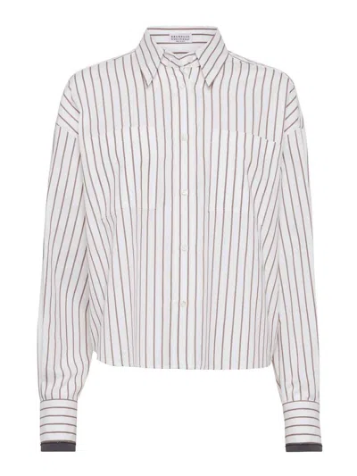 BRUNELLO CUCINELLI CAMISA - BLANCO