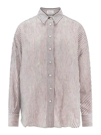 BRUNELLO CUCINELLI WHITE SHIRT