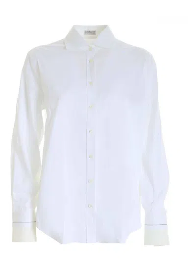 Brunello Cucinelli Camisa - Blanco