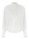 Brunello Cucinelli Monile Shirt Shirt And Blouse In White