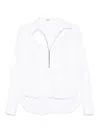 Brunello Cucinelli V-neck Blouse In White