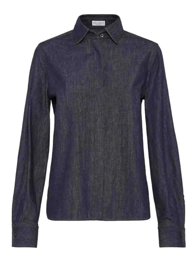 BRUNELLO CUCINELLI DENIM SHIRT