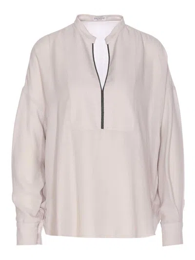 BRUNELLO CUCINELLI CAMISA - GRIS