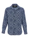 Brunello Cucinelli Intricate Paisley Print Cotton Shirt