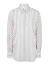 Brunello Cucinelli Women's Shirt | Size Small | Mh776mg206 In Multicolour