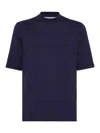 Brunello Cucinelli T-shirt With Raised Collar