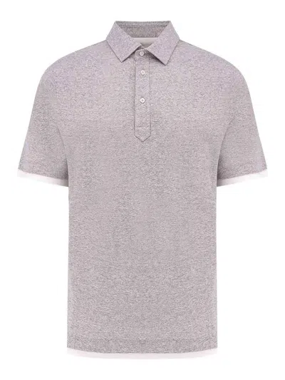 Brunello Cucinelli T-shirt And Unique Pole In Multicolor