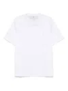 Brunello Cucinelli Men T-shirt With Logo And Faux-layering In White