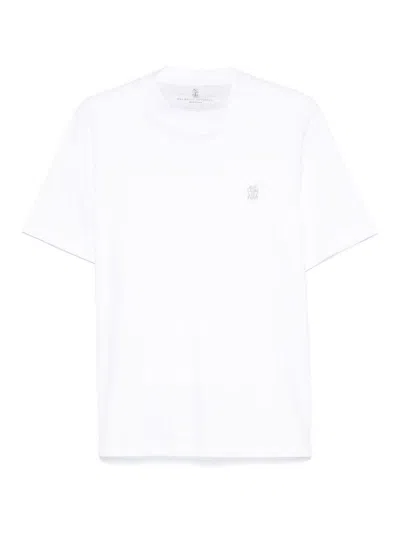 BRUNELLO CUCINELLI CAMISETA - BLANCO
