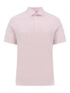 Brunello Cucinelli Men Cotton And Linen Polo Shirt With Classic Collar