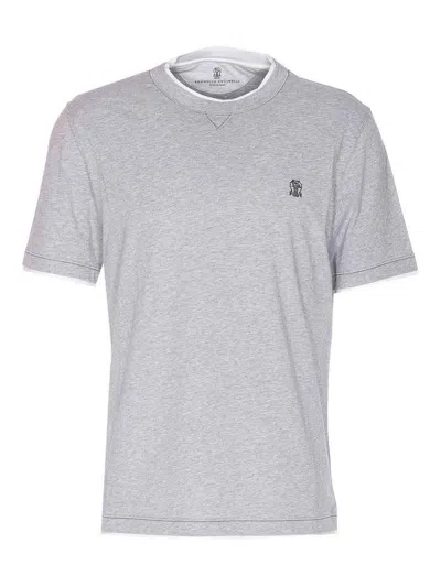 BRUNELLO CUCINELLI LOGO T-SHIRT