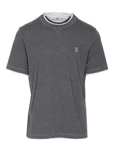 BRUNELLO CUCINELLI LOGO T-SHIRT