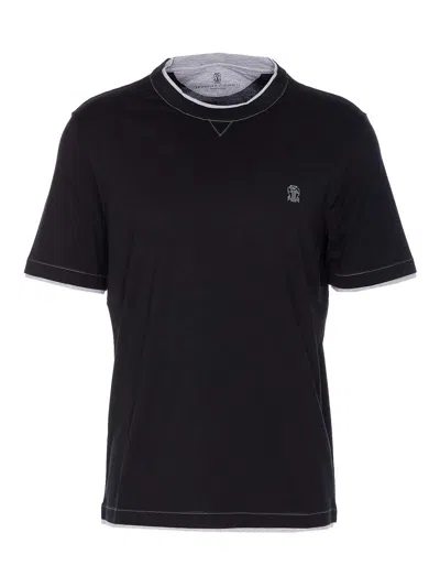 BRUNELLO CUCINELLI LOGO T-SHIRT