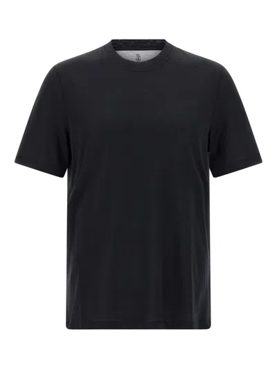 BRUNELLO CUCINELLI CAMISETA - NEGRO