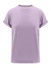 Brunello Cucinelli Sparkling Cashmere And Silk T-shirt