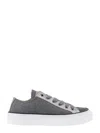 Brunello Cucinelli Panelled Lace-up Leather Sneakers