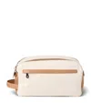 Brunello Cucinelli Cowhide Beauty Case With Double Zipper In White