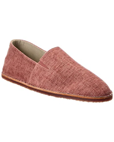 Brunello Cucinelli Canvas Espadrille In Pink