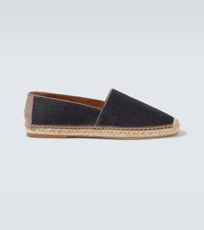 Brunello Cucinelli Canvas Espadrilles In Black