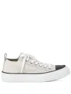 Brunello Cucinelli Low Top Sneaker With Tab On The Heel In Cotton Knit
