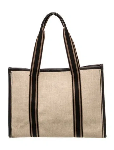 Pre-owned Brunello Cucinelli Canvas Tote In Neutral