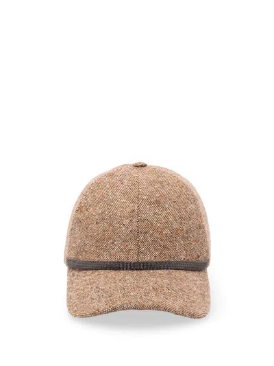 Brunello Cucinelli Cap In Beige
