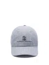 Brunello Cucinelli Cap In Gray