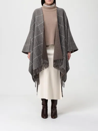 Brunello Cucinelli Cape  Woman Color Brown