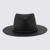 BRUNELLO CUCINELLI BRUNELLO CUCINELLI BLACK FEDORA HAT