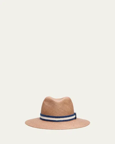 Brunello Cucinelli Cappello Fedora In Brown