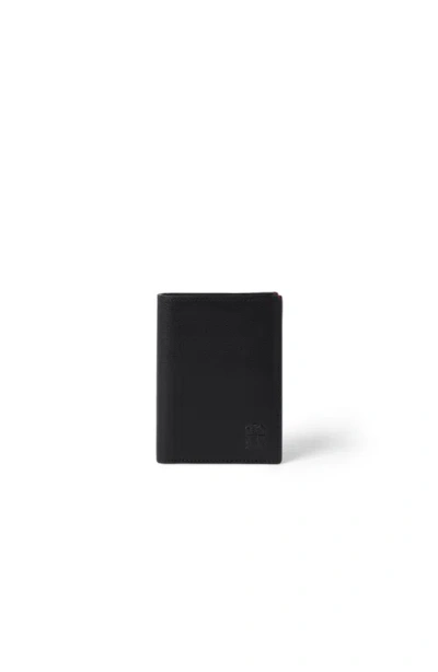 Brunello Cucinelli Capretta Passport Holder In Black