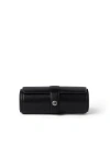 Brunello Cucinelli Capretta Watch Box In Black