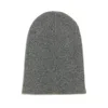 Brunello Cucinelli Reversible Ribbed Cashmere Beanie Hat In Gray