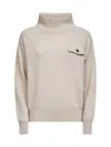 Brunello Cucinelli Capsule Beige Cashmere Monili Embroidered Sweater In Neutral