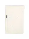 Brunello Cucinelli Capsule Ivory Cashmere Scarf With Monili In White