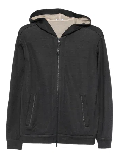 Brunello Cucinelli Carbone Cotton Sweatshirt In Black