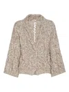Brunello Cucinelli Long-sleeved Cardigan In Brown