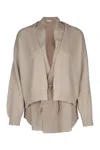 Brunello Cucinelli Cardigan In Neutral
