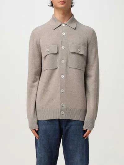 Brunello Cucinelli Cardigan  Men Color Beige In Gray
