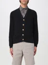 Brunello Cucinelli Men Long Sleeve Cardigan In Black