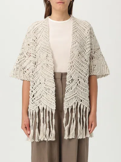 Brunello Cucinelli Cardigan  Woman Color Beige