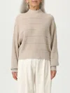 Brunello Cucinelli Cardigan  Woman Color Beige In Neutral
