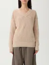 Brunello Cucinelli Rustic Dazzling Net Sweater In Neutral