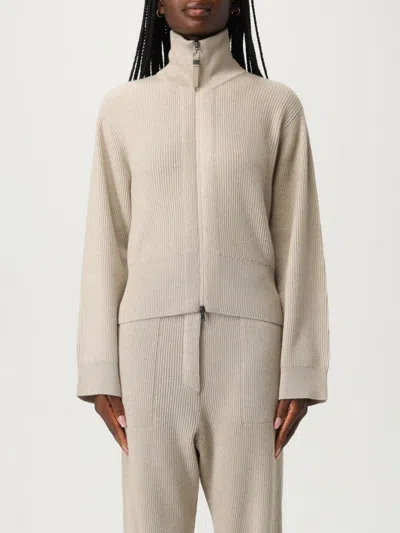 Brunello Cucinelli Cardigan  Woman Color Beige In Neutral