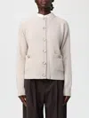 Brunello Cucinelli Cardigan  Woman Color Beige In White